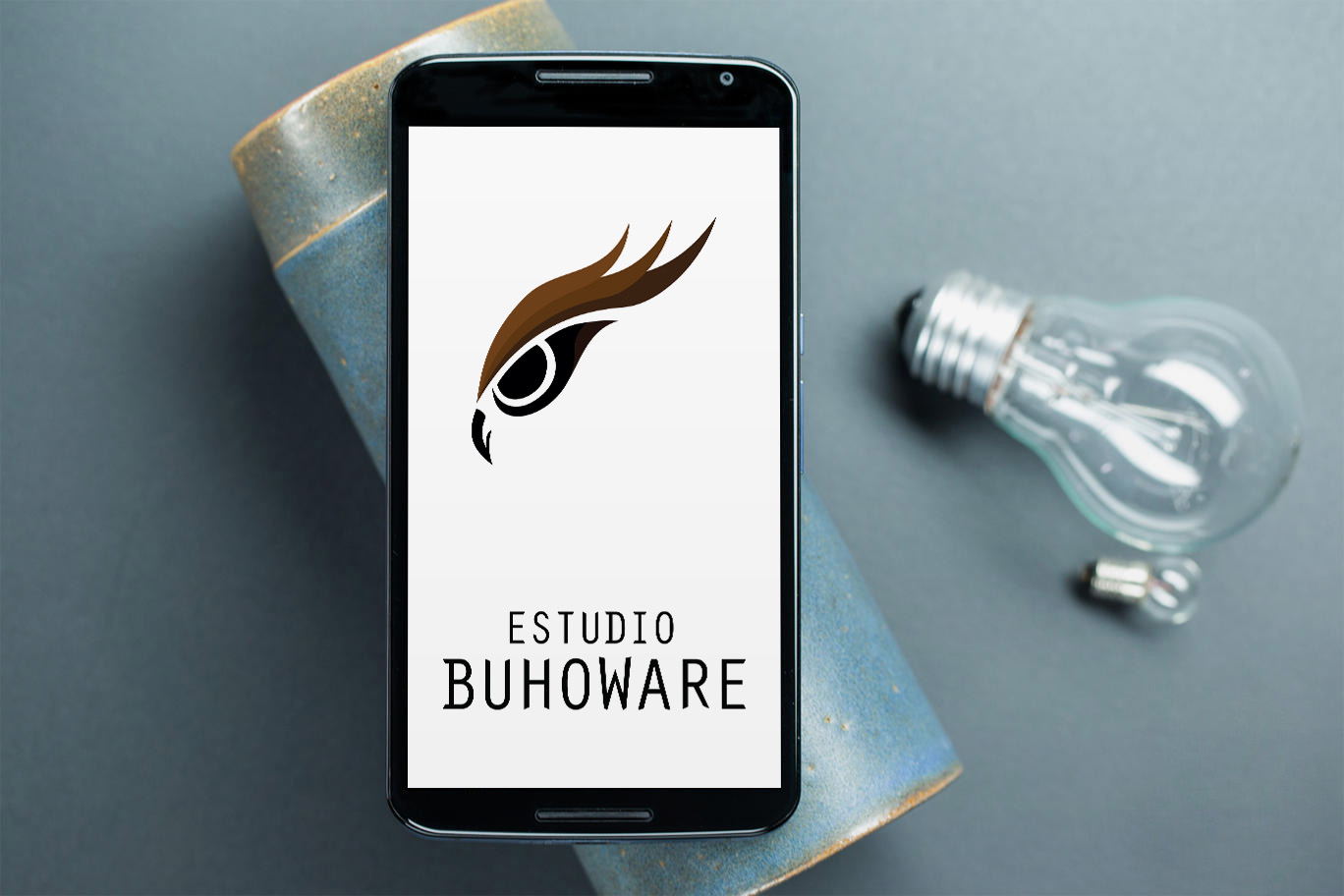 Mockup en dispositivo móvil