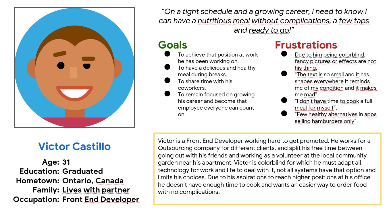 Persona 1: Victor Castillo