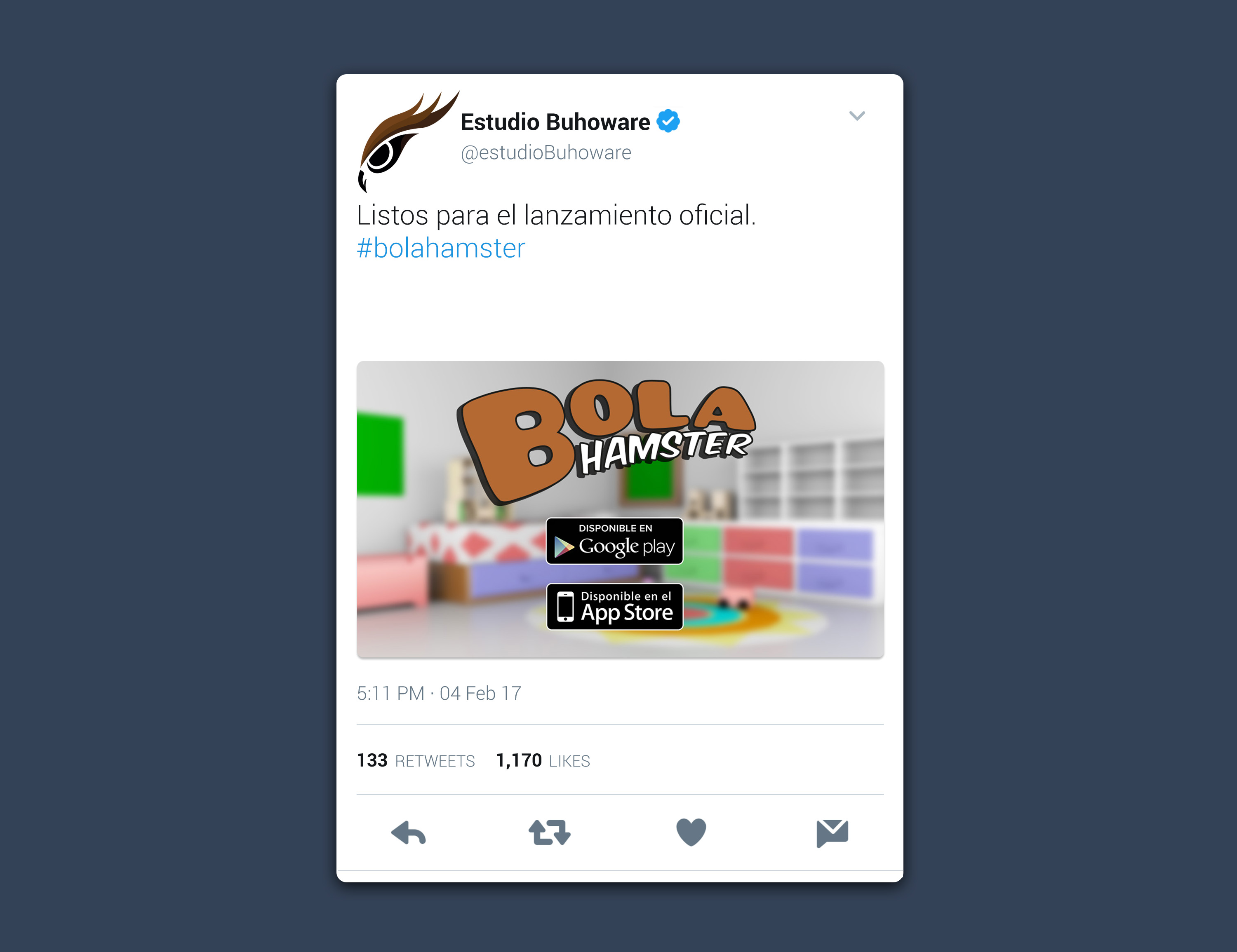 Mockup en Twitter